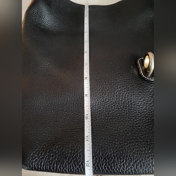 Dooney & Bourke Black Logo Lock Shoulder Bag - Picture 14 of 16